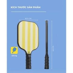 Vợt pickleball vàng viền trắng hiện đại - PK01A.1