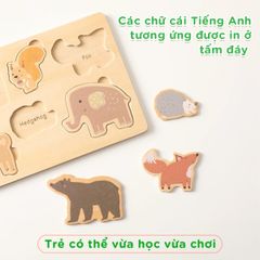 Bảng đồ chơi nhận biết động vật thông minh cho bé TOY08