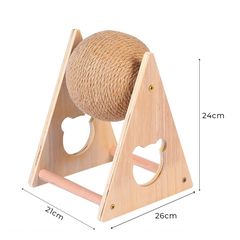 Cào móng có bóng tròn vui nhộn, chân trụ tam giác hình gấu ngộ nghĩnh - GU5