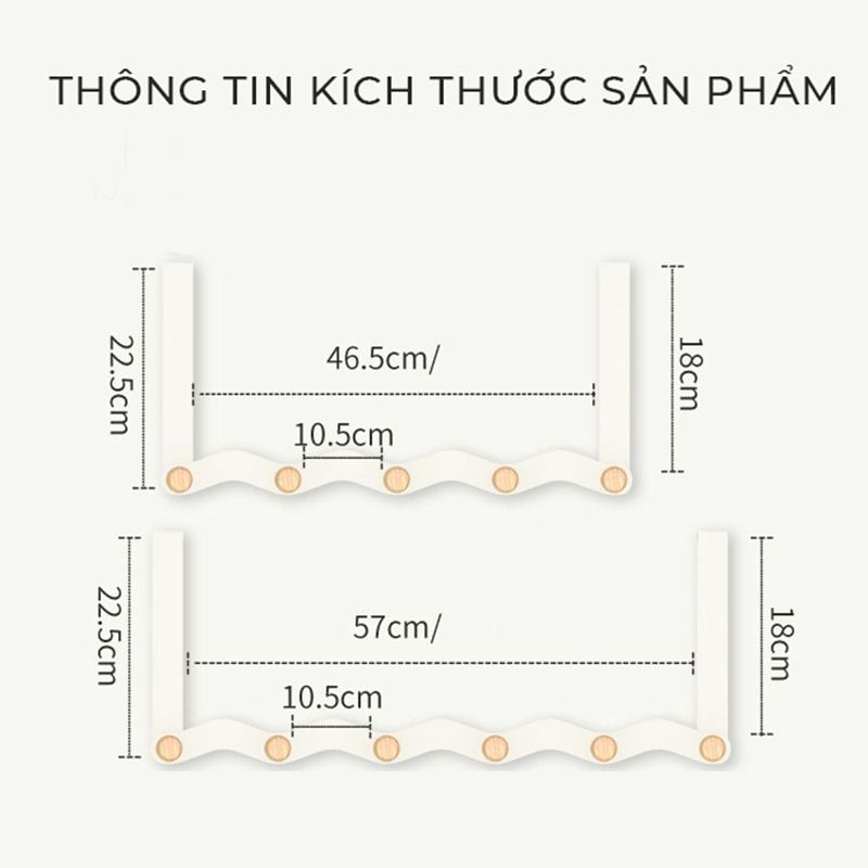 Móc treo quần áo tiện lợi - GM179