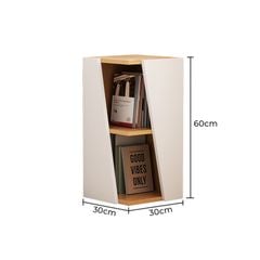 Kệ góc vân gỗ trắng tối giản - GP395
