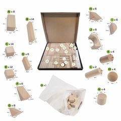 Bộ đồ chơi lắp ghép hình học 3D cho bé - TOY16
