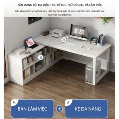 Bàn Làm Việc Tích Hợp Kệ Sách GM131