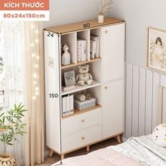 Giá sách phòng khách small đa năng, tiện lợi - GP168