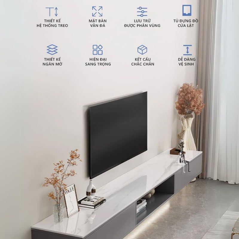 Kệ Tivi treo tường GP303