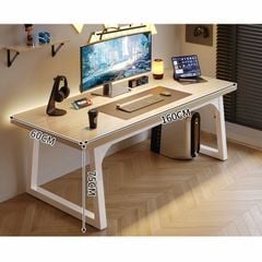 Bàn làm việc gỗ khung chân sắt cao cấp, sang trọng - GM121