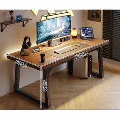 Bàn làm việc gỗ khung chân sắt cao cấp, sang trọng - GM121