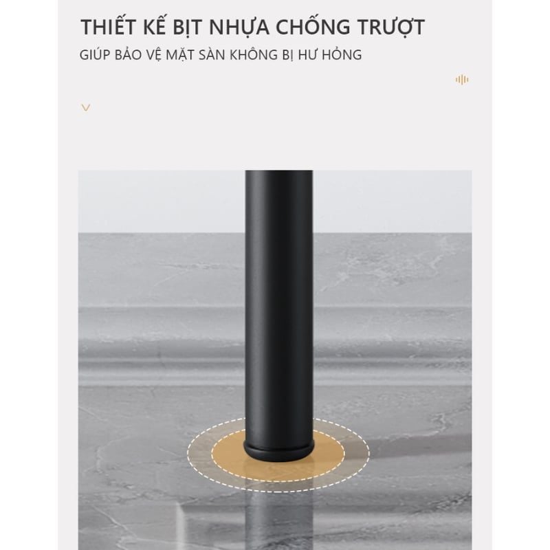 Ghế đôn tròn chân sắt GM78
