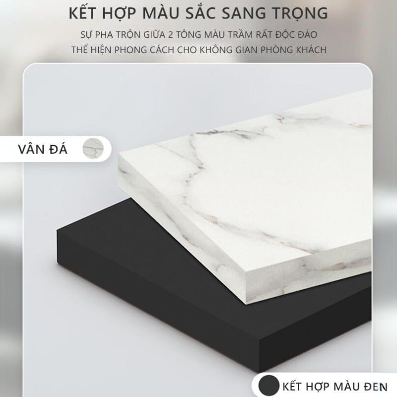 Bàn trà sofa mặt vân đá GP296