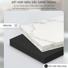 Bàn trà sofa mặt vân đá GP296