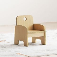 Ghế gỗ dáng tròn cho trẻ - PG15