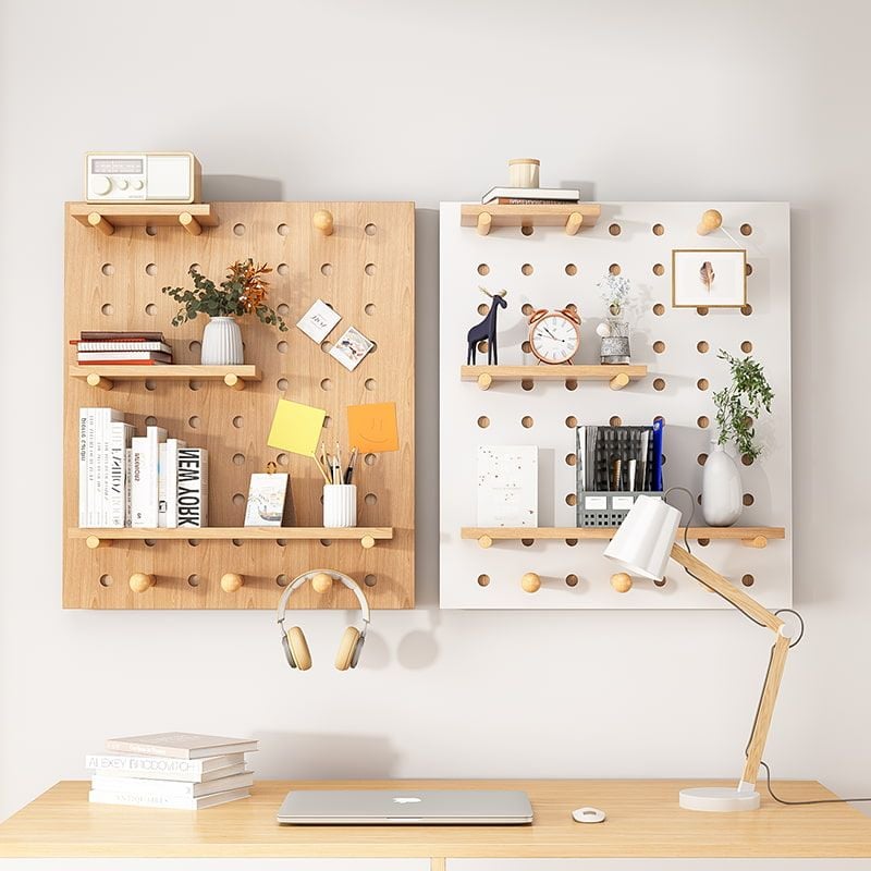 Bảng PEGBOARD gỗ đựng đồ decor xinh xắn - GP295