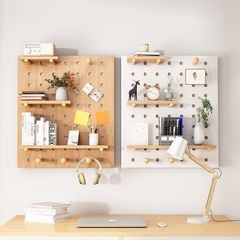 Bảng PEGBOARD gỗ đựng đồ decor xinh xắn - GP295
