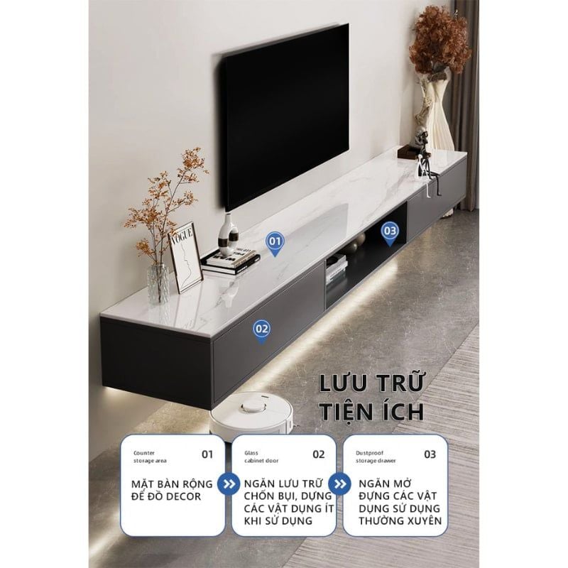 Kệ Tivi treo tường GP303