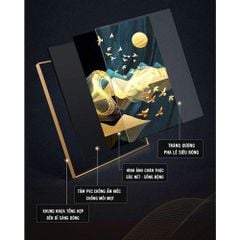 Tranh đơn hình chữ nhật kt 50*70*3 GD-B1