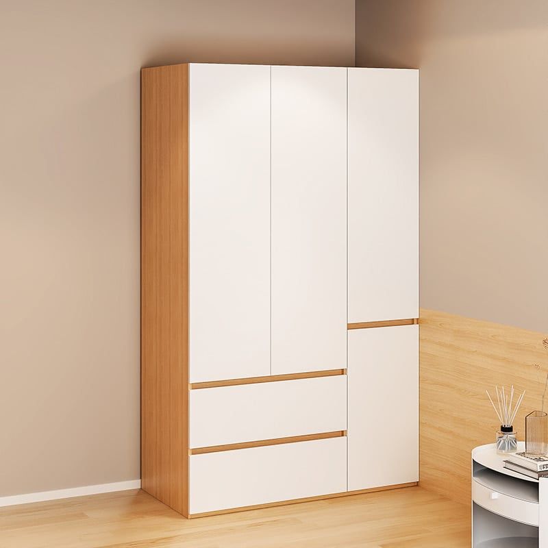Tủ quần áo 3 cánh vân gỗ trắng GP339.31