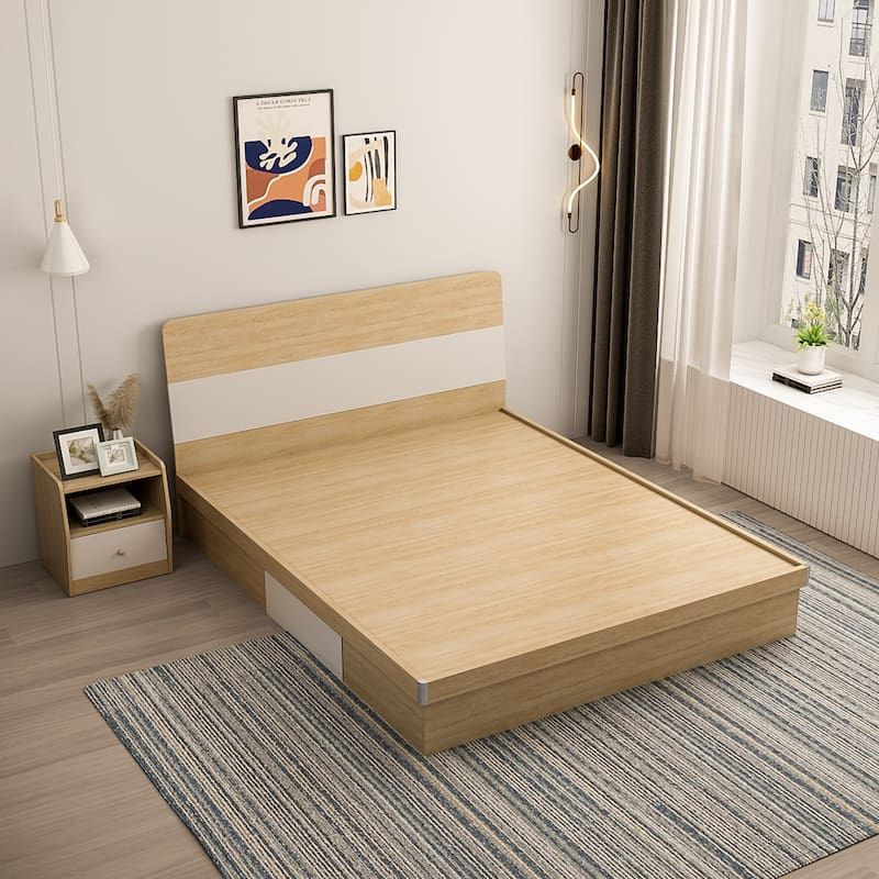Giường ngủ hiện đại có ngăn kéo 2 bên - GP244