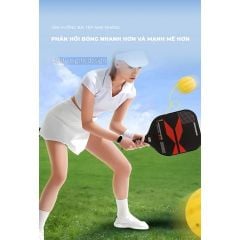 Vợt pickleball họa tiết đỏ cao cấp, chất lượng cao - PK02.1