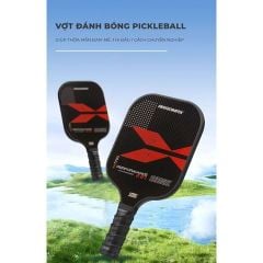 Vợt pickleball họa tiết đỏ cao cấp, chất lượng cao - PK02.1