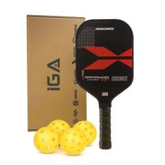 Vợt pickleball họa tiết đỏ cao cấp, chất lượng cao - PK02.1