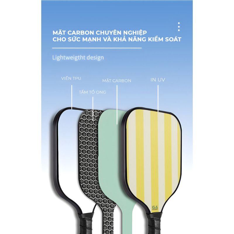 Vợt pickleball hiện đại, hợp xu hướng - PK01