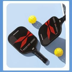 Vợt pickleball họa tiết đỏ cao cấp, chất lượng cao - PK02.1