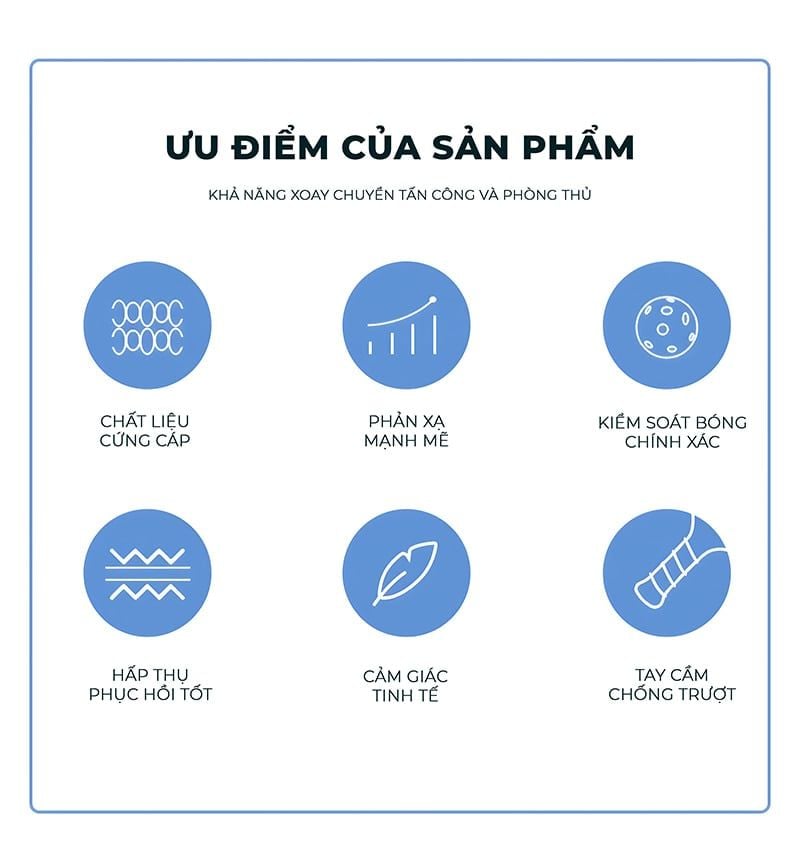 Vợt pickleball cao cấp, chất lượng cao - PK02