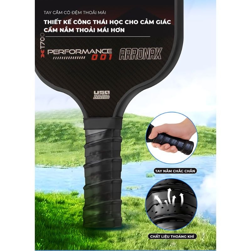 Vợt pickleball cao cấp, chất lượng cao - PK02