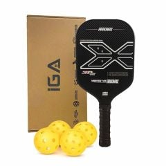 Vợt pickleball họa tiết trắng cao cấp, chất lượng cao - PK02.2