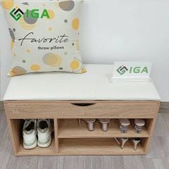 Tủ giày dép mặt đệm có cánh lật tiện ích - GP88