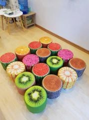 Ghế đôn vỏ hình hoa quả ngộ nghĩnh - GDHV
