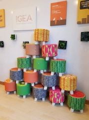 Ghế đôn vỏ hình hoa quả ngộ nghĩnh - GDHV