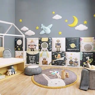 Tấm ốp tường in hình thù ngộ nghĩnh, đáng yêu - GA01