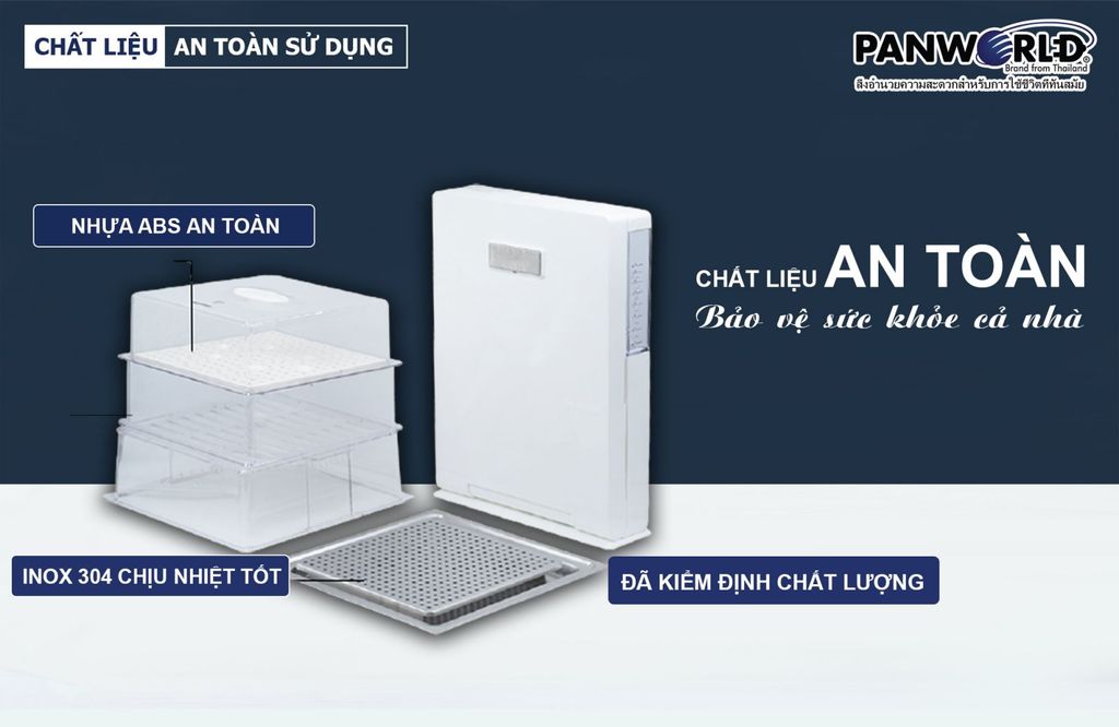 Máy Hấp Điện Gấp Gọn Panworld PW-2322 Bảng Điều Khiển Cơ