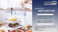 Máy Hấp Điện Gấp Gọn Panworld PW-2313 Bảng Điều Khiển Điện Tử