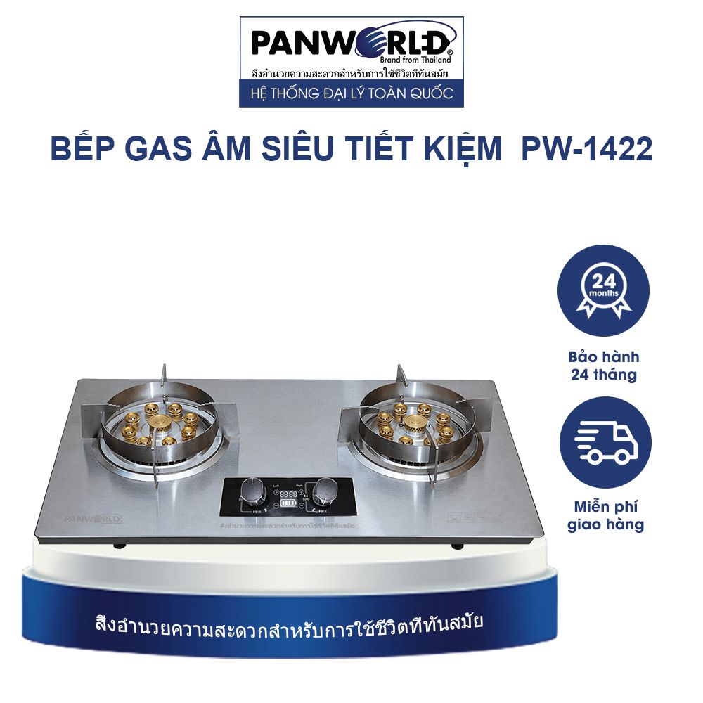 Bếp Gas Âm Hẹn Giờ Panworld PW-1422