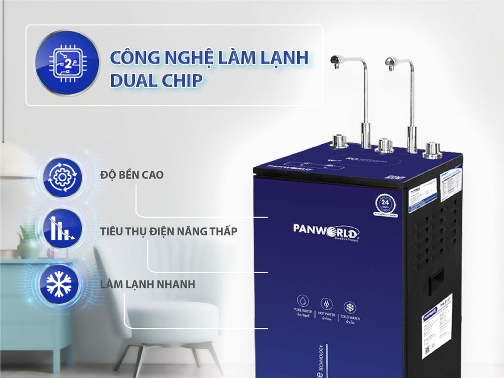 Máy Lọc Nước Nóng - Lạnh - Nguội Panworld PW-9101