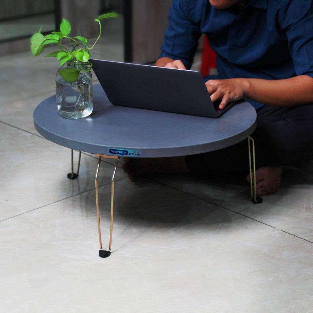 Bàn Tròn Gấp Gọn Ngồi Bệt Panworld PW-D60T