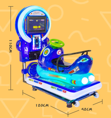 Máy thú nhún chơi game xanh 02