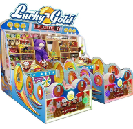 Máy trò chơi Arcade đồng vàng may mắn