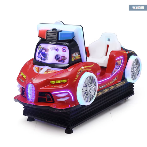 Nhún ô tô đỏ