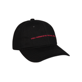  LOVE QUOTES CAP / BLACK 