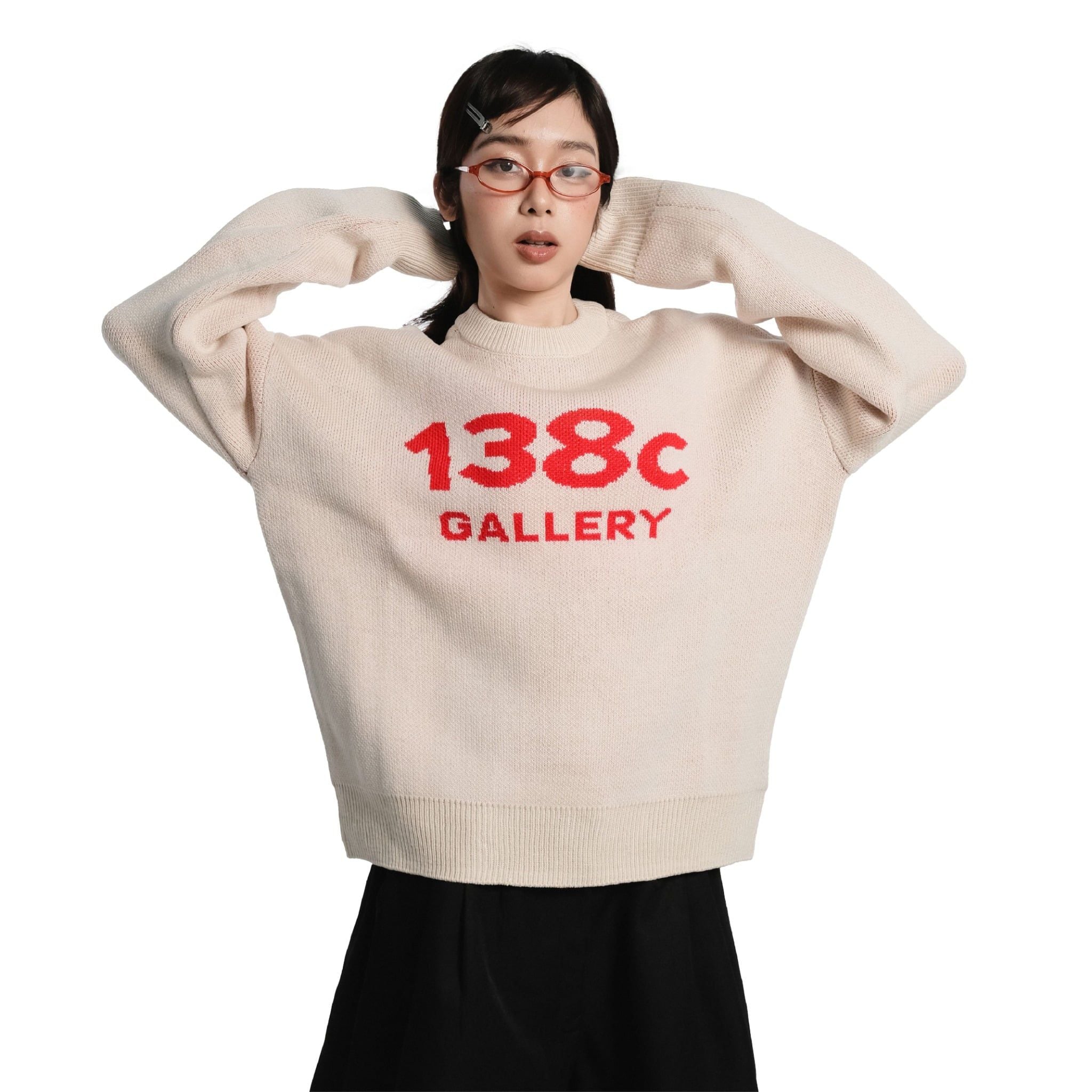  138C GALLERY/ SWEETSOP LOVE KNIT SWEATER 