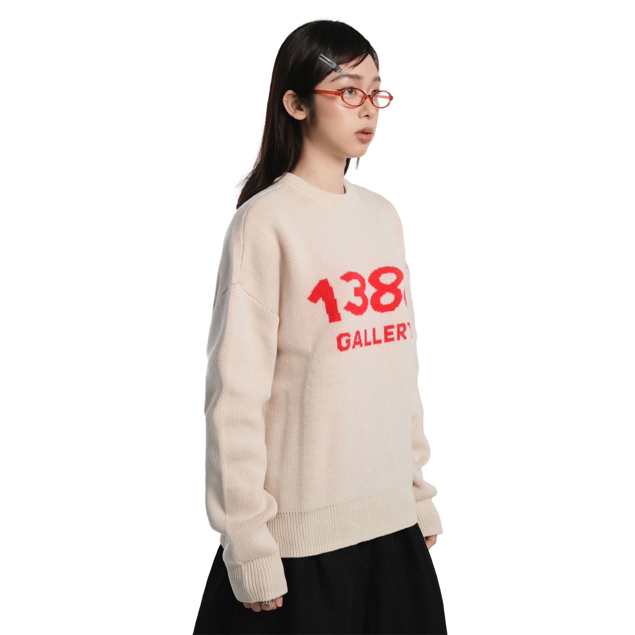  138C GALLERY/ SWEETSOP LOVE KNIT SWEATER 