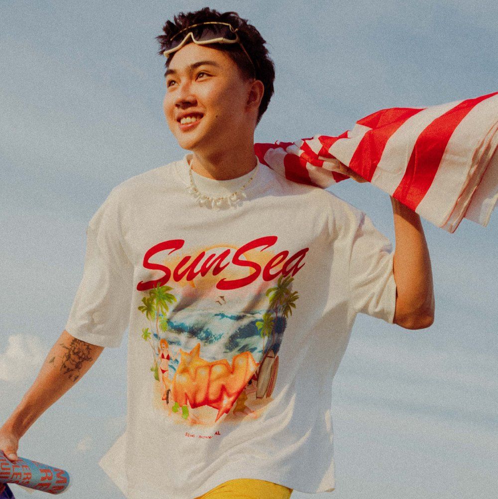 SUNSEA 18A19 Exploration Tee タイダイ Tシャツ size 3?｜Tシャツ