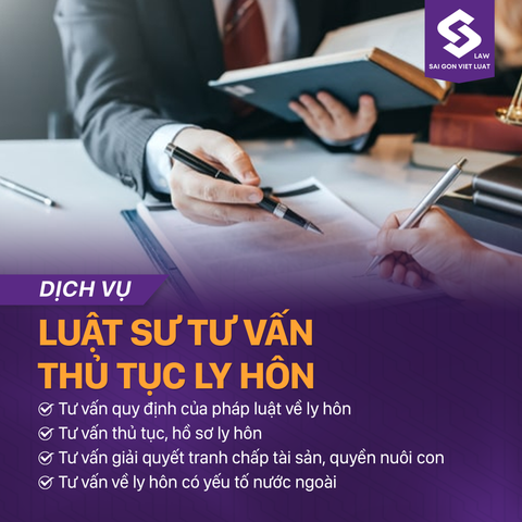  Dịch vụ luật sư tư vấn thủ tục Ly hôn 