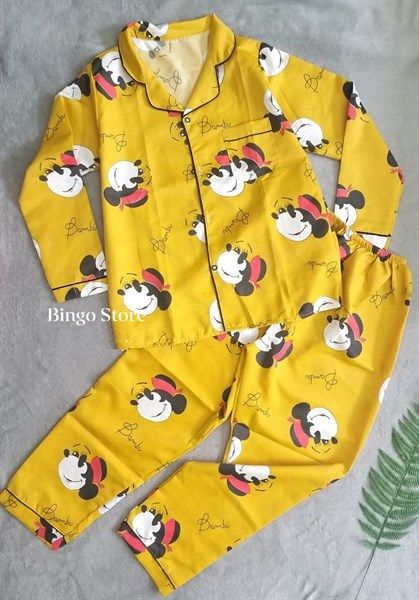  [PVND] Bộ Pijama họa tiết dễ thưong 