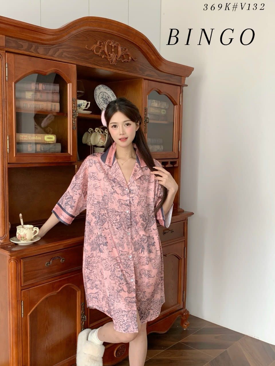  Váy Pyjama lụa V132 