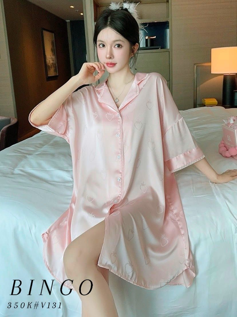  Váy ngủ lụa Pyjama V131 