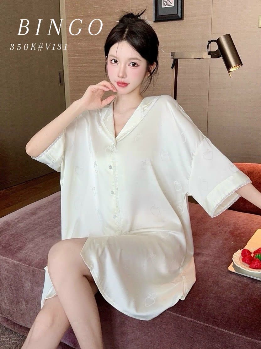  Váy ngủ lụa Pyjama V131 